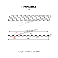 Профлист МЕТАЛЛ ПРОФИЛЬ С-21х1000-B (PureTech_Mat-20-7024-0,5)