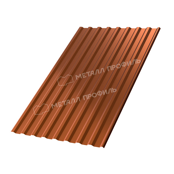 Профилированный лист МП-20x1100-R (AGNETA_Д-20-Copper-0,5), цена 42.53 руб.: приобрести в Заславле.