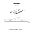 Сайдинг МЕТАЛЛ ПРОФИЛЬ Lбрус-XL-14х335 (MattMP-20-8017-0.5)