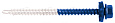 Купить качественный Саморез 4,8х70 ПРЕМИУМ RAL5005 (синий насыщенный) от Компании Металл Профиль.